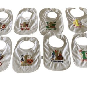 Baby’s First Holiday Bibs All Holidays Bundle (8-Pack)