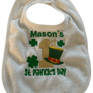 Personalized Baby’s First Holiday Bibs