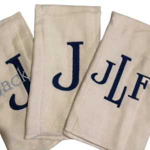 Personalized Baby Burp Cloths