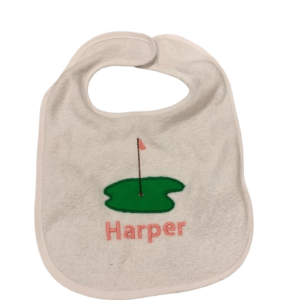 Personalized Golf Green Bib